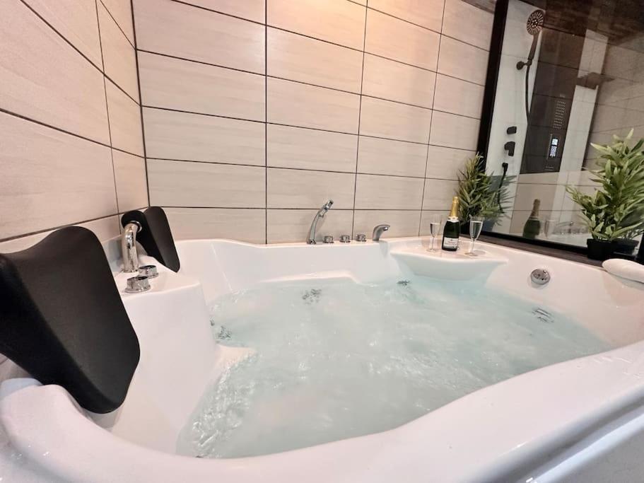 E Servagnat T3 Luxe Avec Sauna Jacuzzi Et Hammam Epernay Luaran gambar