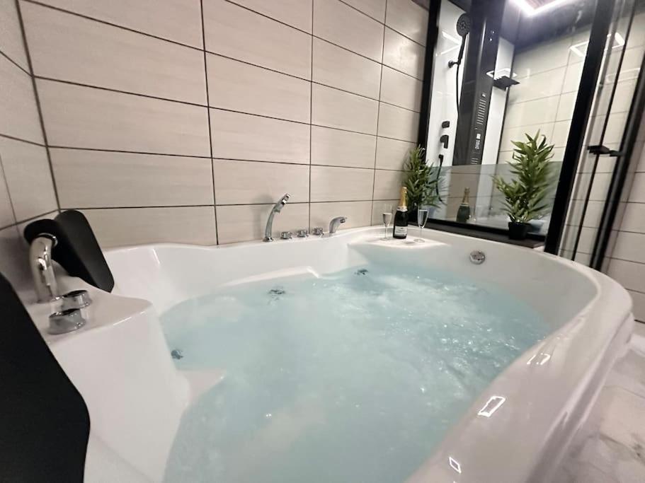 E Servagnat T3 Luxe Avec Sauna Jacuzzi Et Hammam Epernay Luaran gambar